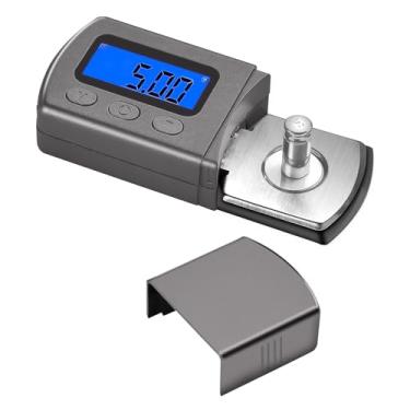 Imagem de Musou Digital Turntable Stylus Force Escala Gauge 0,01 g Azul LCD Retroiluminado, Medidor/Pressão de Força de Rastreamento para Cartucho Tonearm Phono