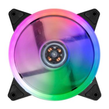 Imagem de Cooler Fan K-Mex Aa-Faf1 Rainbow 120Mm Preto Aafaf136atsjb0x
