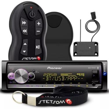 Imagem de Radio Pioneer Som Bluetooth Usb Sem Toca Cd Mvh-x3000br Com Controle L