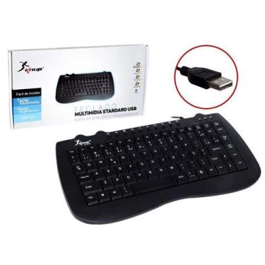 Imagem de Mini Teclado Ergonomico Multimidia KNUP KP-2008 KP-2008 KNUP