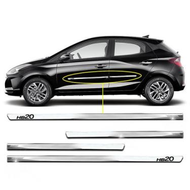 Imagem de Friso Lateral Slim Hb20 2013 2014 2015 2016 2017 2018 2019 2020 2021 2