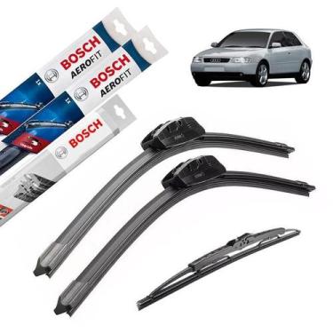 Imagem de Kit Palheta Limpador Parabrisa Audi A3 2004 2005 2006 - Bosch