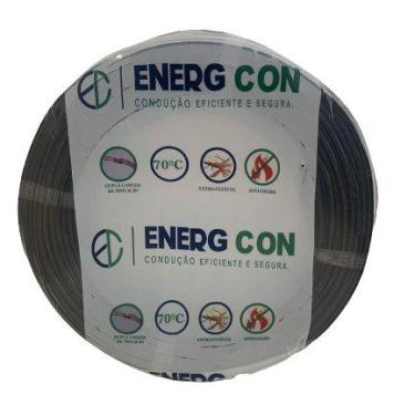 Imagem de Fio Cabo Flexivel 1,5mm preto 100 metros - ENERG CON