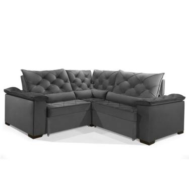 Imagem de Sofá Retrátil Reclinável BERLIM DE CANTO 2.50 x 2.50 ESTILO ESTOFADOS 