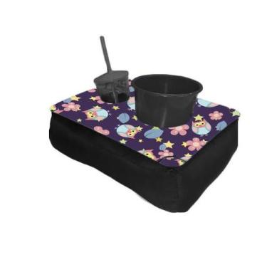 Imagem de Kit Almofada C/ Porta Pipoca Balde + 1 Copo Desenho Infantil Kids - De