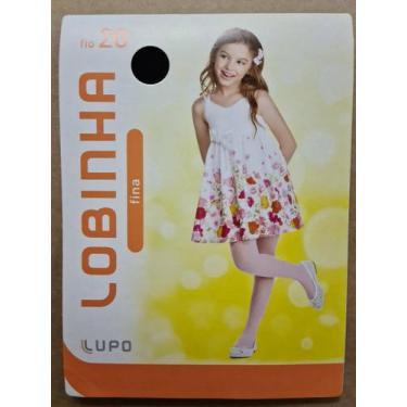 Imagem de Meia Calça Fina Infantil Fio 20 Lupo Loba 2570., G, Rosa