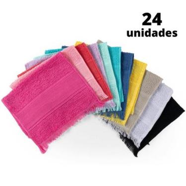 Imagem de Kit 24 toalhas de visita social bruns 23x36, Sortida