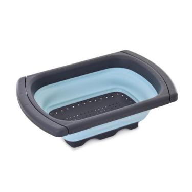 Imagem de Escorredor Pia Alça Retrátil Silicone Macarrão Fruta Salada - Kadê