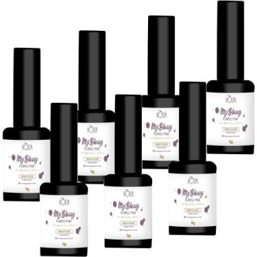 Imagem de 7UN Esmalte Em Gel My Glossy Purple Pink 9g Volia