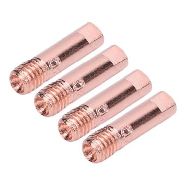 Imagem de Substituição de Pontas de Contato de Cobre de 60 PCS 0,8 Mm Com Forte Condutividade Elétrica, Adequada para Tocha de Soldagem MIG MB15 15AK, para Tocha de Soldagem ARCCAPTAIN