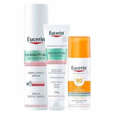 Imagem de Eucerin DermoPure Oil Control Kit - Protetor Solar + Sérum + Gel de Li