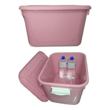 Imagem de Caixa Organizadora Multiuso Grande 30l Com Tampa E Travas - Plasnortho