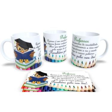 Imagem de Canecas Personalizadas dia dos Professores - Estampa Sublimada, Mod.98