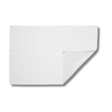 Imagem de Toalha Piso Pezinho Antiderrapante 46x70cm Teka, Branco