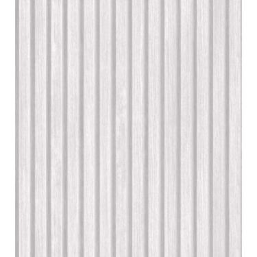Imagem de Papel De Parede Ripado Bobinex PP234 - Madeira Cinza Claro - Rolo 9,50
