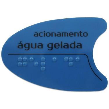 Imagem de Adesivo Botão Frontal Para Bebedouro Azul BDF IBBL Original
