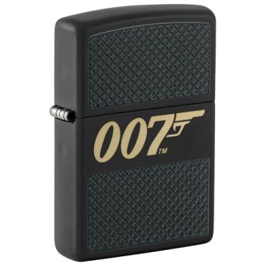 Imagem de Zippo Isqueiro de bolso James Bond 007™ Design preto fosco