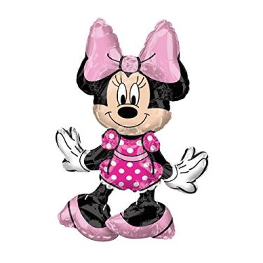 Imagem de Anagram International, Inc. Balão inflável de festa Minnie Mouse, 48 cm, multicolorido