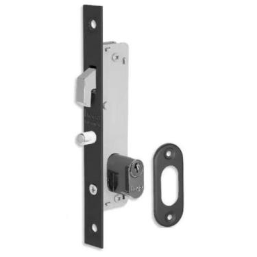 Imagem de Fechadura Porta de Correr Haga Externa Suprema Bico de Papagaio com Co