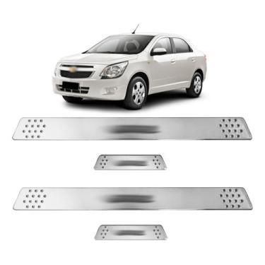 Imagem de Soleira para Porta Lateral Tuning Esportiva para carros 4 Portas (ABS)