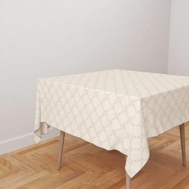 Imagem de Toalha De Mesa Quadrada 4 Lugares Tecido Oxford Ornamentos Dourados TL