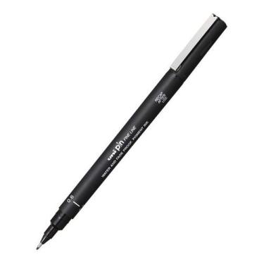 Imagem de Caneta Uni Pin Fine Line Preta 0.6mm Mitsubishi - Uni-Ball