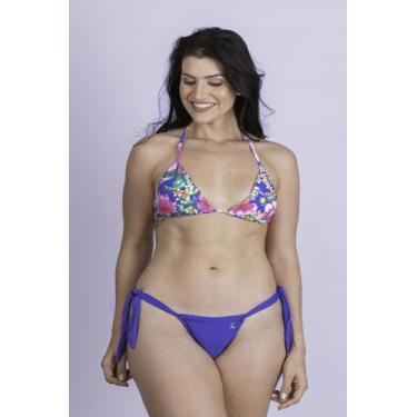 Imagem de Biquini Calcinha Fio Dental Avulso - Stella Bernardi, G, Azul savoia