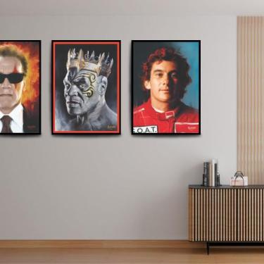 Imagem de Quadro Quevedo Mike Tyson - Kamikaze Decor