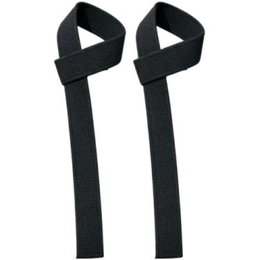 Imagem de Par Fita Strap Academia Tala Para Treino Luva Lpo Musculação Gancho Al