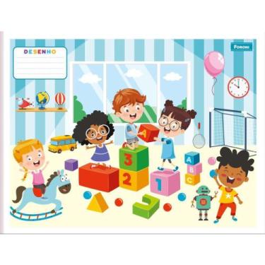 Imagem de Caderno de Desenho 1/4 40 Folhas Brochura  Pacote com 20 Unidades - Fo