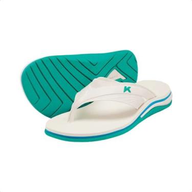 Imagem de Sandália Chinelo Kenner X Level Gel Impermeável Casual DKB-06, Verde e