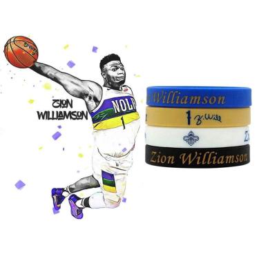 Imagem de Pulseira Oficial Zion Williamson New Orleans Basquete