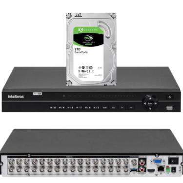 Imagem de Dvr Gravador Stand Alone de câmeras de segurança Intelbras MHDX 1232 d