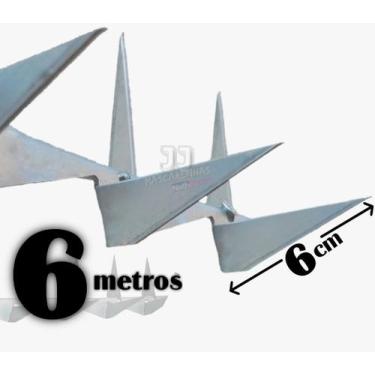 Imagem de 6m Cerca arame farpado lança cortante mandíbula - Aço Firme - JJ
