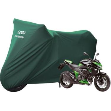 Imagem de Capa Moto Para Kawasaki Z1000 Z900 Z800 De Tecido Reforçado - Mz, Verd