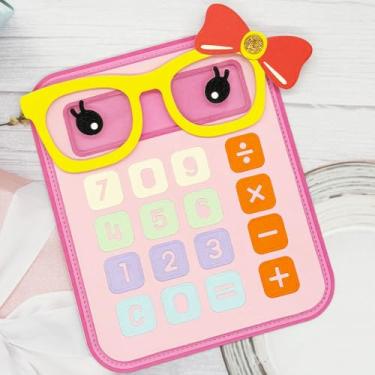 Imagem de KSCRAFT Álbum de lápis com arcos, calculadora, matrizes de corte de metal, estênceis para álbum de recortes faça você mesmo em relevo decorativo, cartão de papel DIY (mini álbum de calculadora)