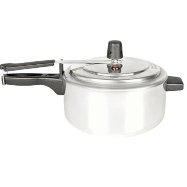 Imagem de Genérico Panela de Pressão 3L Polida Ótima Pressão Capacidade 3L Alumínio Grosso e Resistente Segura e Durável