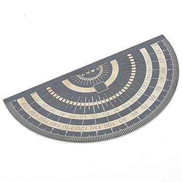 Imagem de Régua Transferidora de Aço Inoxidável, Ferramenta de ângulo u para Marcenaria Com H-prec Galvanizado para Urements Precisos