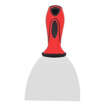 Imagem de Espátula de 4 Polegadas de Aço Inoxidável Ferramenta Raspador de Pintura Multiuso Raspador de Parede de Metal Com Alça Antiderrapante