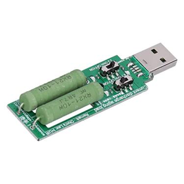 Imagem de Mini Testador de Carga USB Power Mini Testador de Carga USB, Testador de Carga de Bateria USB Resistor de Descarga de Banco Com Botão de Corrente 1A 2A para Banco de Energia Móvel