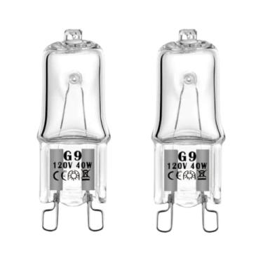 Imagem de (2 peças) WB25T10102 Lâmpada de halogêneo G9 serve para GE Electrolux Kenmore Fogão/Lâmpada de Forno - Substitui 318946400 3025992