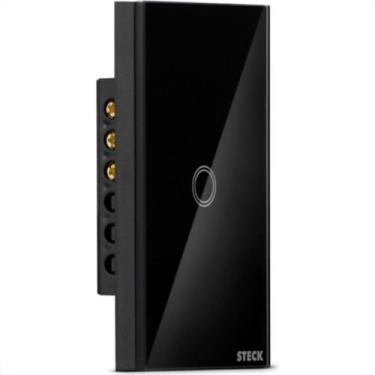 Imagem de Interruptor Steck Smarteck 1 Modulo Touch Wi-Fi Bivolt Preto - Smci1Ps