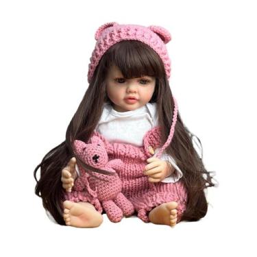 Imagem de Bebê Reborn Debby Crochê Lançamento 55cm Silicone - Real Baby Dolls