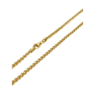 Imagem de Colar Corrente Feminina Palmeira 2,3mm 40cm Ouro 18k 750 C/Estojo e Certificado