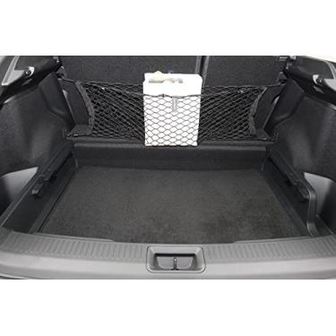 Imagem de Rede de carga de malha elástica automotiva estilo envelope de assento traseiro para Nissan Ariya 2023-2024 - organizador e armazenamento de porta-malas premium - Rede de bagagem - Melhor organizador