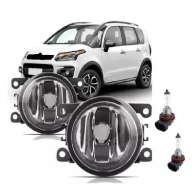 Imagem de Par Farol De Milha Aircross 2010 2011 2012 2013 2014 2015 + Lâmpada
