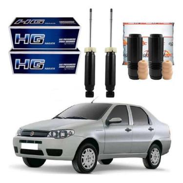 Imagem de Kit Amortecedor Traseiro Siena 1.0 1.4 1.8 2005 A 2010 - Nakata
