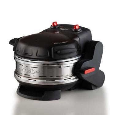 Imagem de Forno de Pizza Elétrico Duplo Ariete 927 Preto  400ºC