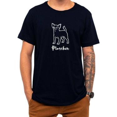 Imagem de Camiseta Pet Pinscher Cachorro Cão Raça Presente Natal Roupa