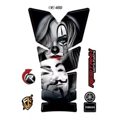 Imagem de Adesivo Protetor De Tanque Clown Girl Fz 25 2019 2020 2021 - Resitank